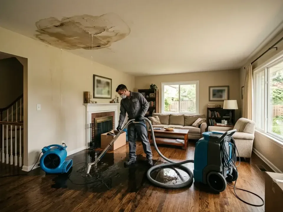attic-pipe-burst-ceiling-drip-008 — frequently asked questions, Water Damage Restoration & Carpet Care in Wiggins, MS